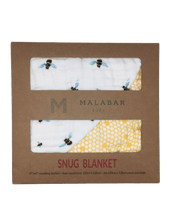 Load image into Gallery viewer, Malabar Baby Malabar Organic Snug Blanket - Bees