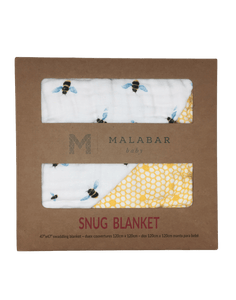 Malabar Baby Malabar Organic Snug Blanket - Bees