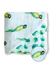Load image into Gallery viewer, Malabar Baby Malabar Organic Snug Blanket - Parrots