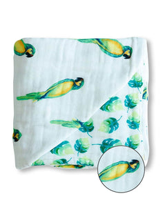 Malabar Baby Malabar Organic Snug Blanket - Parrots