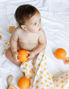 Malabar Baby Malabar Organic Swaddle - Saffron