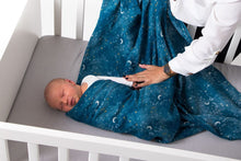 Load image into Gallery viewer, Malabar Baby Malabar Organic Swaddle Set - Fly Me To The Moon
