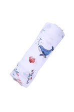 Load image into Gallery viewer, Malabar Baby Malabar Organic Swaddle - Under The Sea
