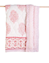 Load image into Gallery viewer, Malabar Baby Malabar Pink City Cotton Quilt