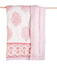 Malabar Baby Malabar Pink City Cotton Quilt