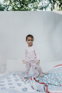 Malabar Baby Malabar Toddler & Big Kid Cotton Knit Pj Set (Pink City)