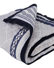Load image into Gallery viewer, Malabar Baby Malabar Twin Xl Cairo Blue Cotton Quilt
