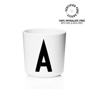 Design Letters Meal Time A Design Letters Melamine Cup A-Z