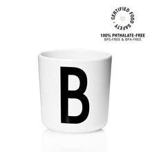 Load image into Gallery viewer, Design Letters Meal Time B Design Letters Melamine Cup A-Z