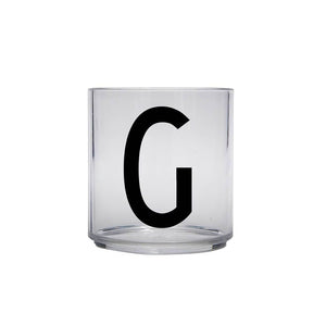 Design Letters Meal Time G Design Letters Kids Personal Drinking Glass A-Z
