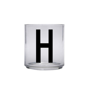 Design Letters Meal Time H Design Letters Kids Personal Drinking Glass A-Z