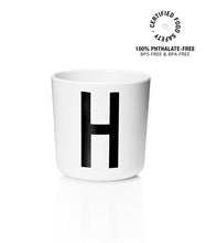 Load image into Gallery viewer, Design Letters Meal Time H Design Letters Melamine Cup A-Z