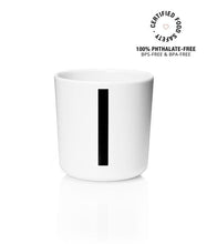 Load image into Gallery viewer, Design Letters Meal Time I Design Letters Melamine Cup A-Z