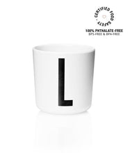 Load image into Gallery viewer, Design Letters Meal Time L Design Letters Melamine Cup A-Z