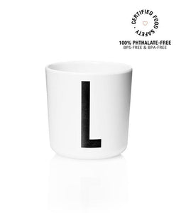 Design Letters Meal Time L Design Letters Melamine Cup A-Z
