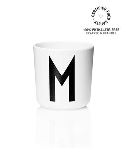 Design Letters Meal Time M Design Letters Melamine Cup A-Z
