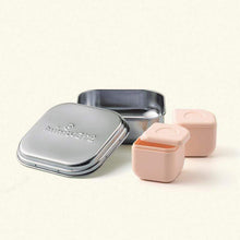 Load image into Gallery viewer, Miniware Meal Time Miniware Growbento Lunch Set Chrome + Peach