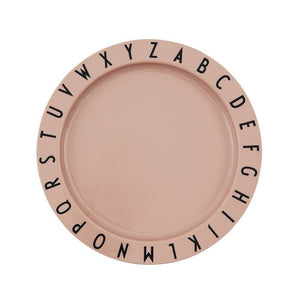 Design Letters Meal Time NUDE Design Letters Tritan Eat & Learn Plate