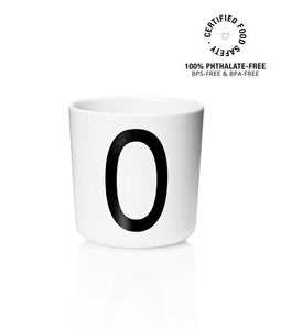 Design Letters Meal Time O Design Letters Melamine Cup A-Z
