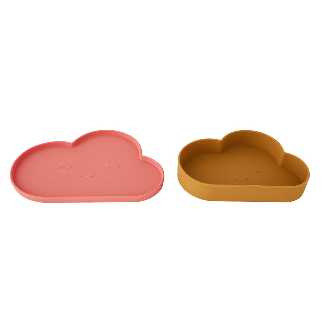 OYOY Meal Time OYOY Chloe Cloud Plate & Bowl - Light Rubber / Coral