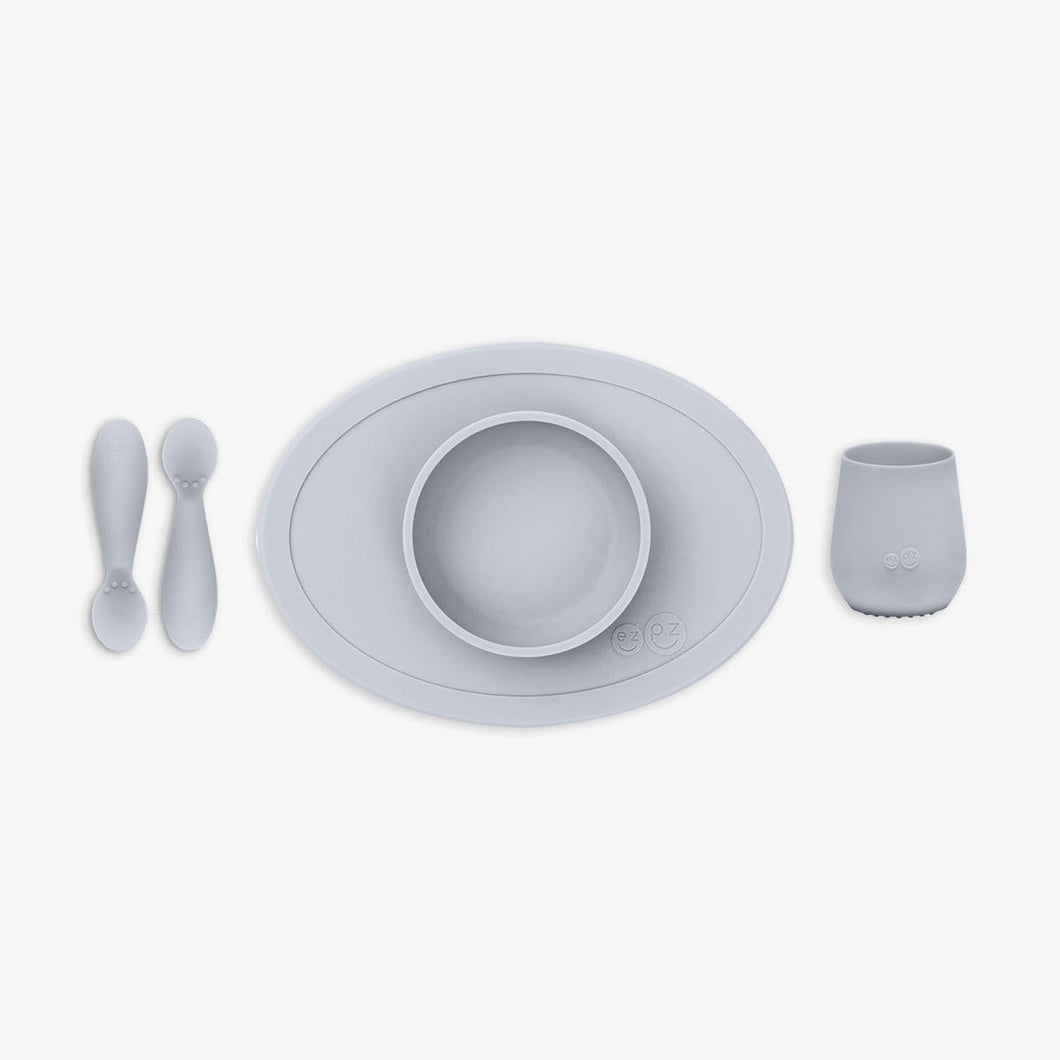 ezpz Meal Time Pewter First Foods Set by ezpz