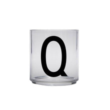 Load image into Gallery viewer, Design Letters Meal Time Q Design Letters Kids Personal Drinking Glass A-Z