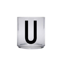 Load image into Gallery viewer, Design Letters Meal Time U Design Letters Kids Personal Drinking Glass A-Z