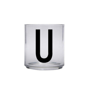 Design Letters Meal Time U Design Letters Kids Personal Drinking Glass A-Z