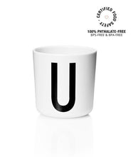 Load image into Gallery viewer, Design Letters Meal Time U Design Letters Melamine Cup A-Z