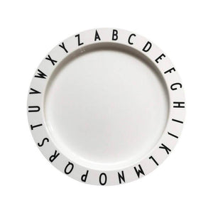Design Letters Meal Time WHITE Design Letters Tritan Eat & Learn Plate