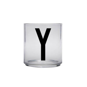 Design Letters Meal Time Y Design Letters Kids Personal Drinking Glass A-Z