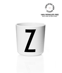 Design Letters Meal Time Z Design Letters Melamine Cup A-Z
