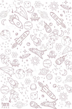Load image into Gallery viewer, ternPaks Medium Coloring Sheet: Into Space