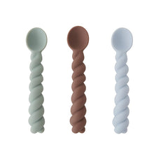 Load image into Gallery viewer, OYOY Mellow - Spoon - Pack of 3 - Dusty Blue / Taupe / Pale Mint