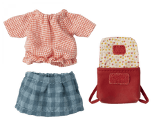 Load image into Gallery viewer, Maileg USA Mice Clothes &amp; Bag, Big Sister - Red