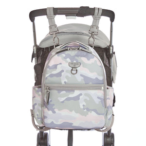 TWELVElittle Midi-Go Diaper Bag Backpack in Blush Camo