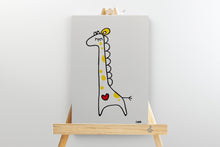 Load image into Gallery viewer, onceuponadesign.ca Mini Heart Giraffe