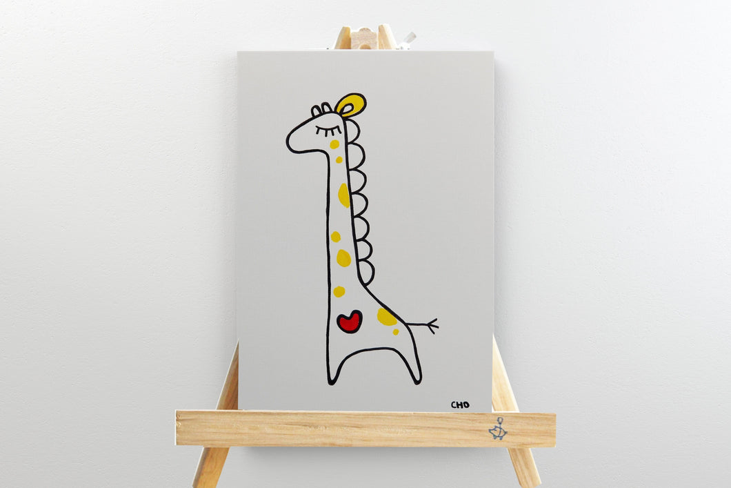 onceuponadesign.ca Mini Heart Giraffe