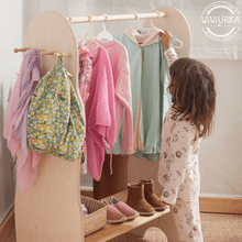 Load image into Gallery viewer, Wiwiurka Toys MONTESSORI CLOTHING RACK FOR KIDS by Wiwiurka Toys
