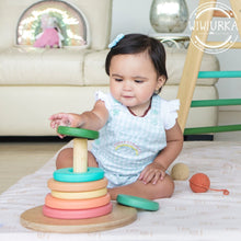 Load image into Gallery viewer, Wiwiurka Toys MONTESSORI RING TOWER SET by Wiwiurka Toys
