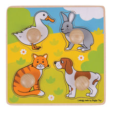 Load image into Gallery viewer, Bigjigs Toys My First Peg Puzzle (Pets)