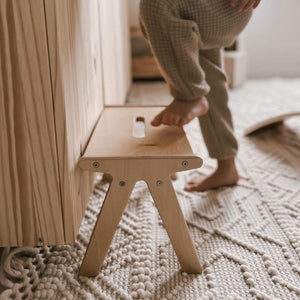 All Circles Natural One Step | Wooden Step Stools For Kids