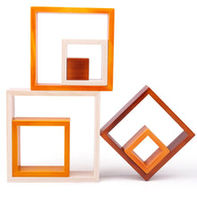 Load image into Gallery viewer, Bigjigs Toys Natural Wooden Stacking Squares