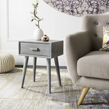 Load image into Gallery viewer, Safavieh Nightstands Slate Grey Safavieh Lyle Accent Table
