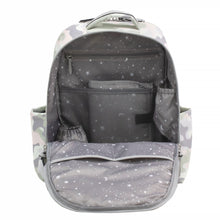 Load image into Gallery viewer, TWELVElittle On-the-Go Diaper Bag Backpack in Black/Tan