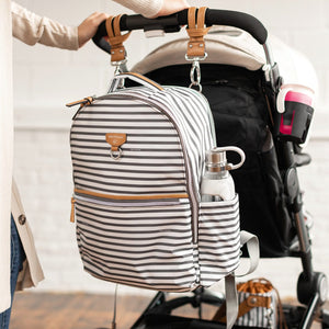 TWELVElittle On-the-Go Diaper Bag Backpack in Stripe