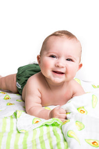 Malabar Baby Organic Snug Blanket - Avocado