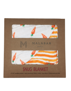 Malabar Baby Organic Snug Blanket - Carrots