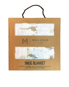 Malabar Baby Organic Snug Blanket - Peace On Earth
