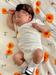 Malabar Baby Organic Swaddle - Marigold